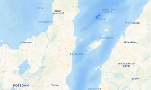 Regenradar Vorschaubild - Aktuelle Niederschläge in Gartenstadt Atlantic und Umgebung