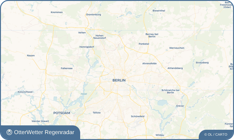 OtterWetter Regenradar-Widget Gartenstadt Atlantic