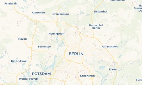 Regenradar Vorschaubild - Aktuelle Niederschläge in Siedlung Roedernau und Umgebung
