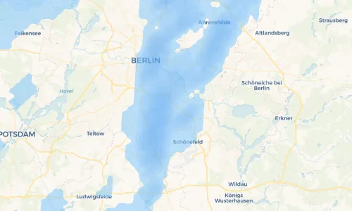 Regenradar Vorschaubild - Aktuelle Niederschläge in Siedlung Wasserweg und Umgebung