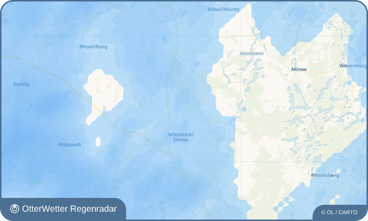 OtterWetter Regenradar-Widget Alt Daber