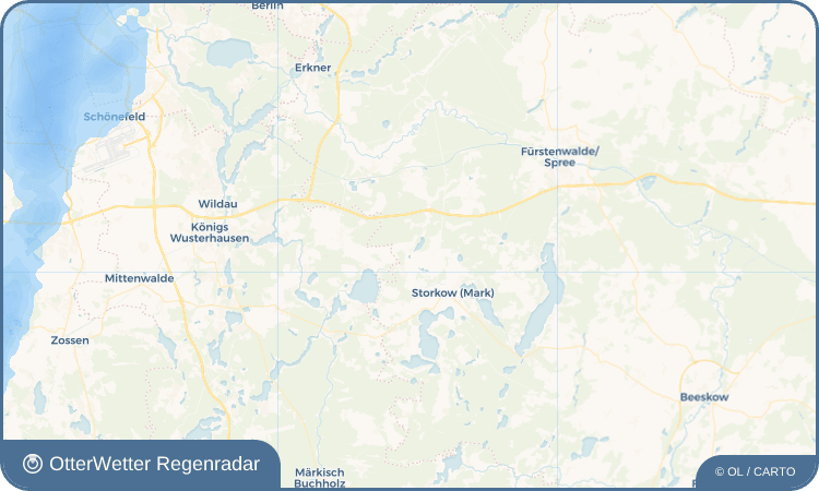 OtterWetter Regenradar-Widget Alt Stahnsdorf