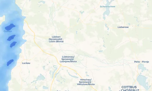 Regenradar Vorschaubild - Aktuelle Niederschläge in Alt Zauche - Stara Niwa und Umgebung