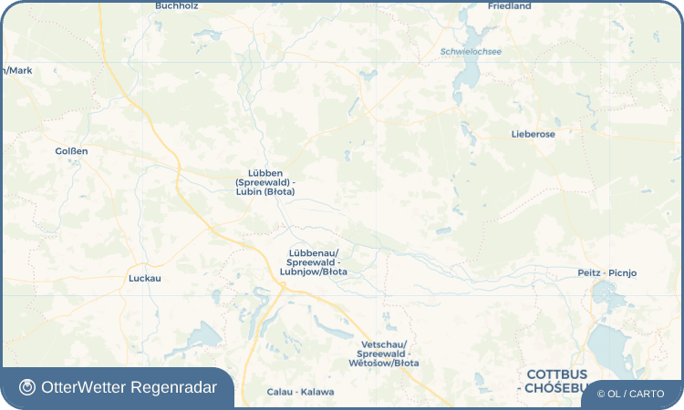 OtterWetter Regenradar-Widget Alt Zauche - Stara Niwa