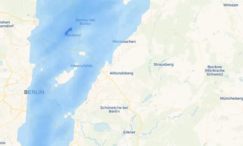 Regenradar Vorschaubild - Aktuelle Niederschläge in Altlandsberg und Umgebung