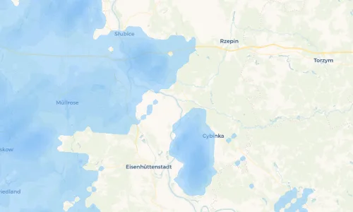 Regenradar Vorschaubild - Aktuelle Niederschläge in Aurith und Umgebung