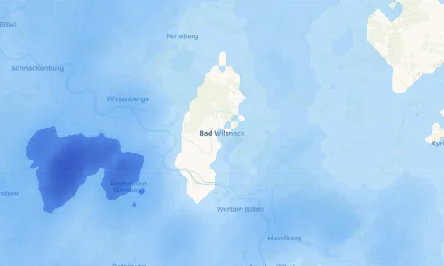 Regenradar Vorschaubild - Aktuelle Niederschläge in Bad Wilsnack und Umgebung