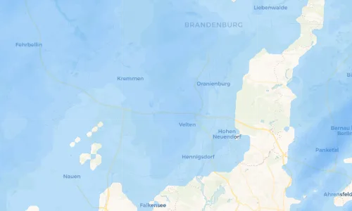 Regenradar Vorschaubild - Aktuelle Niederschläge in Bärenklau und Umgebung