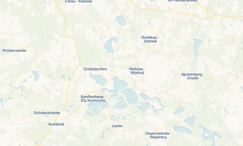 Regenradar Vorschaubild - Aktuelle Niederschläge in Bahnsdorf - Bobošojce und Umgebung