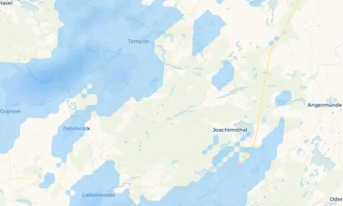 Regenradar Vorschaubild - Aktuelle Niederschläge in Bebersee und Umgebung