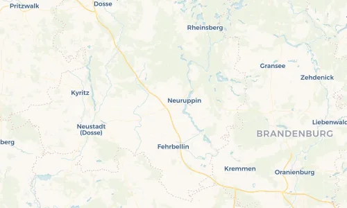 Regenradar Vorschaubild - Aktuelle Niederschläge in Bechlin und Umgebung