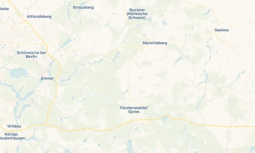 Regenradar Vorschaubild - Aktuelle Niederschläge in Beerfelde und Umgebung