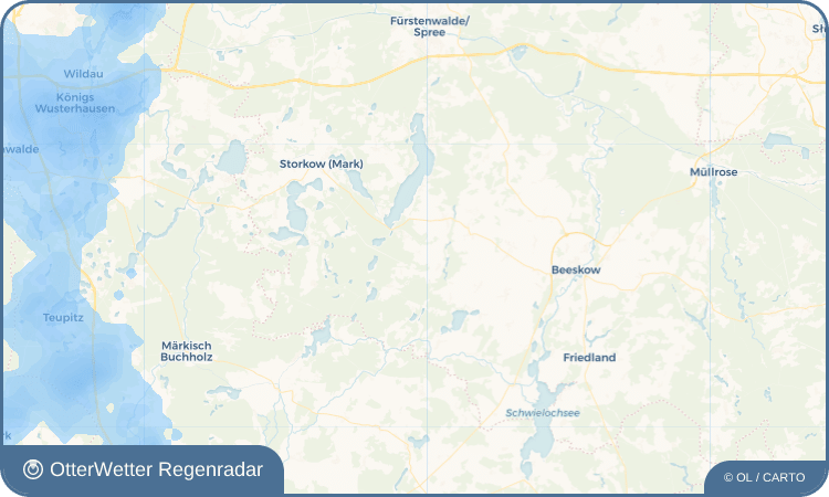 OtterWetter Regenradar-Widget Behrensdorf