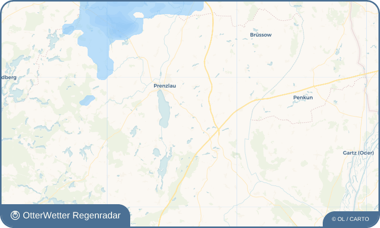OtterWetter Regenradar-Widget Bietikow