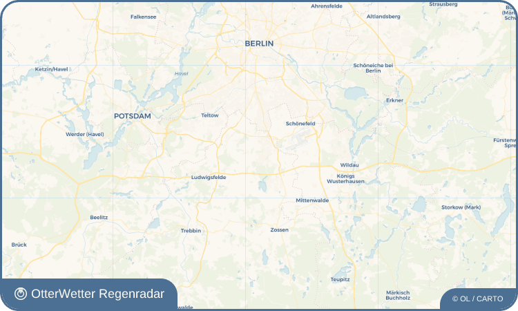 Wetter-Widget-Vorschau mit Vorhersagedaten für Blankenfelde