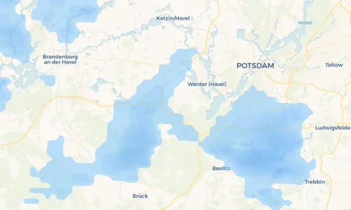 Regenradar Vorschaubild - Aktuelle Niederschläge in Bliesendorf und Umgebung