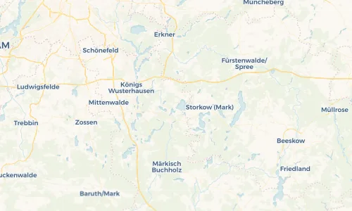 Regenradar Vorschaubild - Aktuelle Niederschläge in Blossin und Umgebung