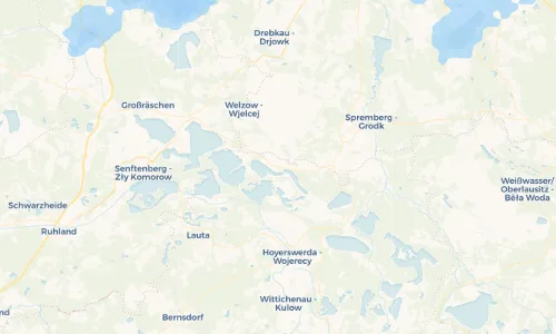 Regenradar Vorschaubild - Aktuelle Niederschläge in Bluno - Bluń und Umgebung