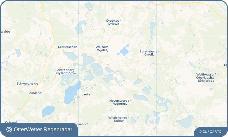 OtterWetter Regenradar-Widget Bluno - Bluń