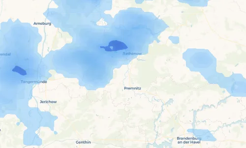 Regenradar Vorschaubild - Aktuelle Niederschläge in Böhne und Umgebung