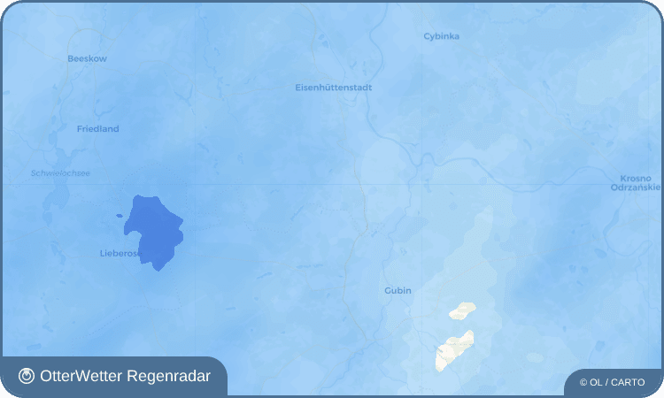 OtterWetter Regenradar-Widget Bomsdorf