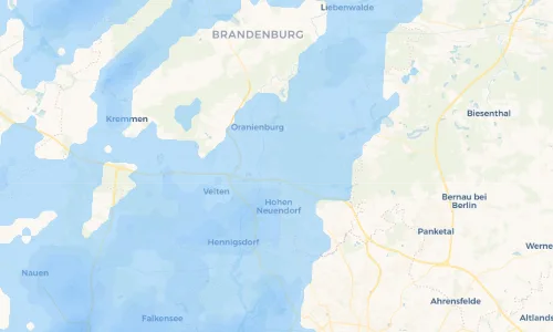 Regenradar Vorschaubild - Aktuelle Niederschläge in Borgsdorf und Umgebung
