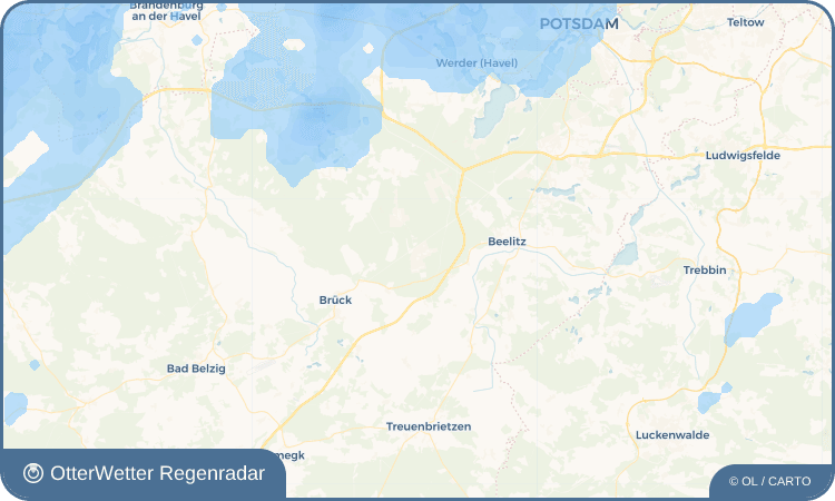 OtterWetter Regenradar-Widget Borkheide