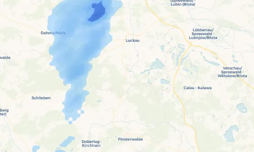 Regenradar Vorschaubild - Aktuelle Niederschläge in Bornsdorf und Umgebung