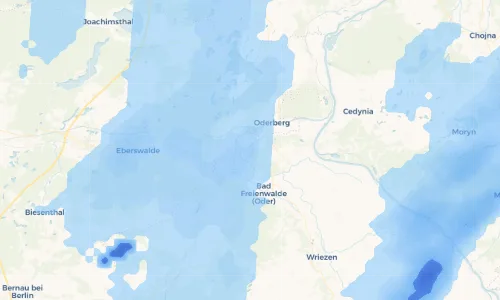 Regenradar Vorschaubild - Aktuelle Niederschläge in Bralitz und Umgebung