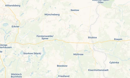 Regenradar Vorschaubild - Aktuelle Niederschläge in Briesen (Mark) und Umgebung