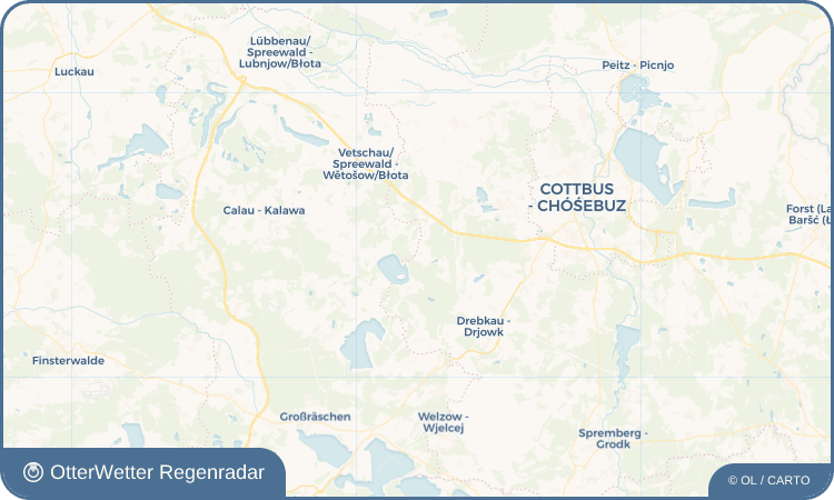 OtterWetter Regenradar-Widget Brodtkowitz - Brodkojce