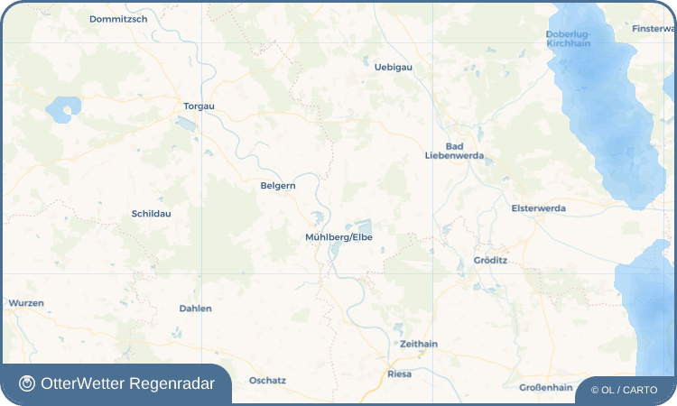 OtterWetter Regenradar-Widget Brottewitz