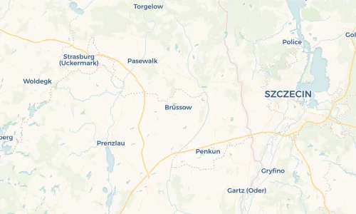 Regenradar Vorschaubild - Aktuelle Niederschläge in Brüssow und Umgebung