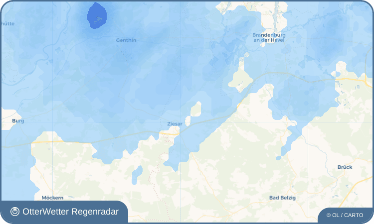 OtterWetter Regenradar-Widget Bücknitz