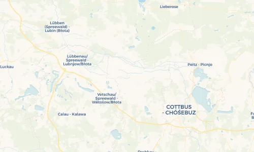 Regenradar Vorschaubild - Aktuelle Niederschläge in Burg (Spreewald) - Bórkowy (Błota) und Umgebung