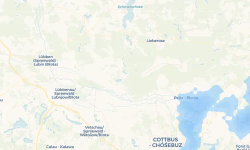 Regenradar Vorschaubild - Aktuelle Niederschläge in Byhlen - Bělin und Umgebung