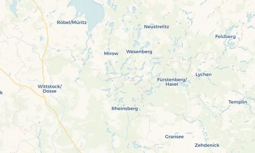 Regenradar Vorschaubild - Aktuelle Niederschläge in Canow und Umgebung