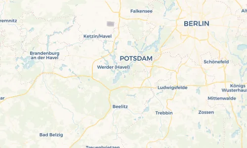 Regenradar Vorschaubild - Aktuelle Niederschläge in Caputh und Umgebung