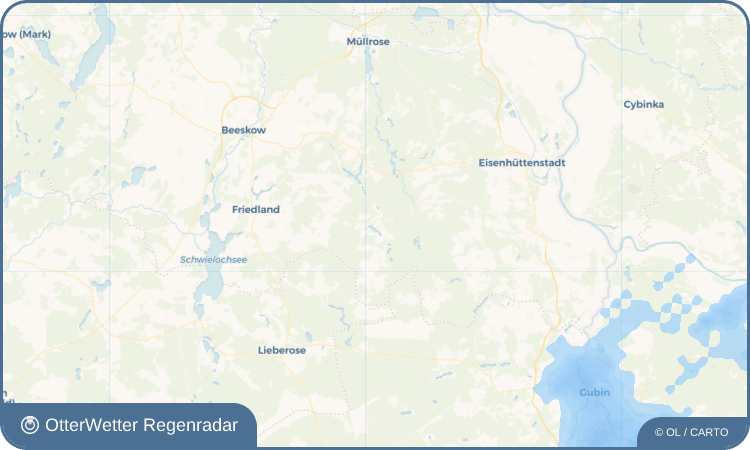 Wetter-Widget-Vorschau mit Vorhersagedaten für Chossewitz