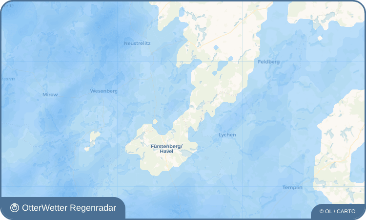 OtterWetter Regenradar-Widget Dabelow