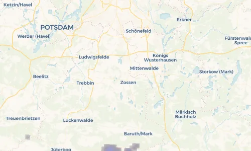 Regenradar Vorschaubild - Aktuelle Niederschläge in Dabendorf und Umgebung
