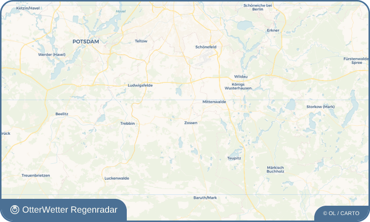 Widget-Vorschau für Dabendorf Wetter-Widget-Vorschau mit Vorhersagedaten für Dabendorf