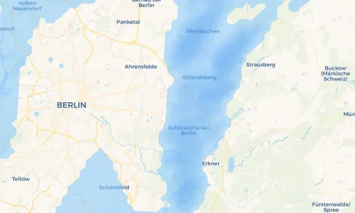 Regenradar Vorschaubild - Aktuelle Niederschläge in Dahlwitz-Hoppegarten und Umgebung