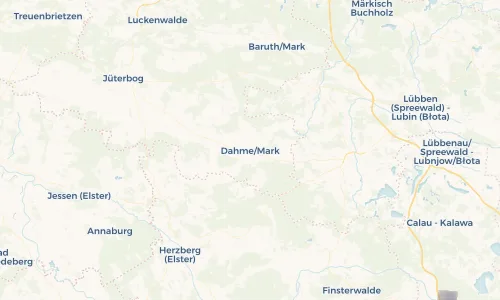 Regenradar Vorschaubild - Aktuelle Niederschläge in Dahme/Mark und Umgebung