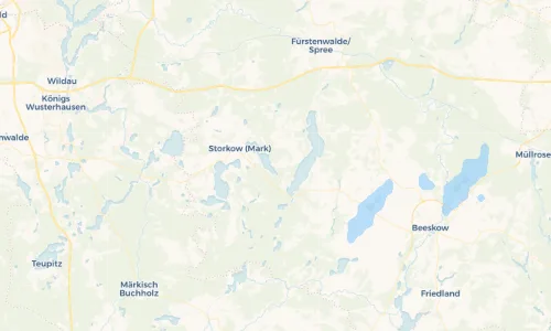 Regenradar Vorschaubild - Aktuelle Niederschläge in Dahmsdorf und Umgebung
