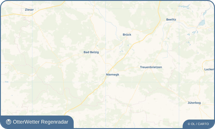 OtterWetter Regenradar-Widget Dahnsdorf