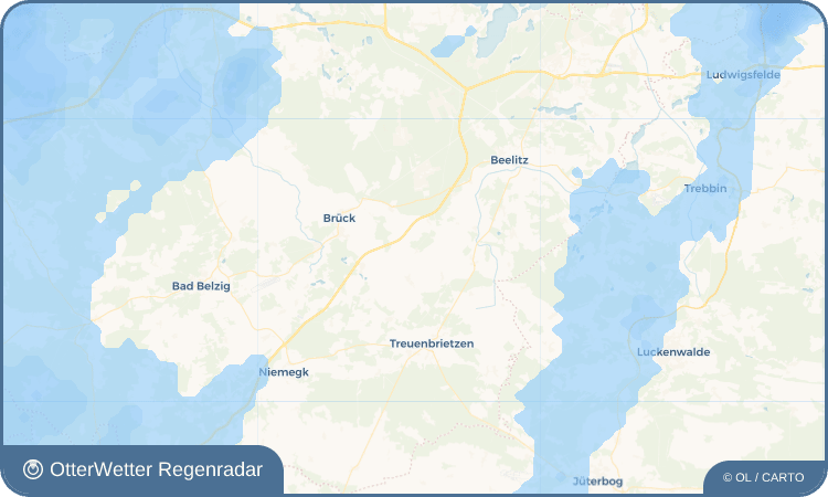 OtterWetter Regenradar-Widget Deutsch Bork