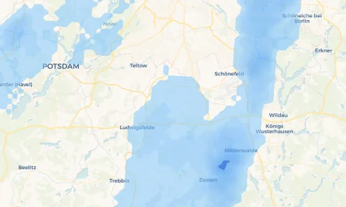 Regenradar Vorschaubild - Aktuelle Niederschläge in Diedersdorf und Umgebung
