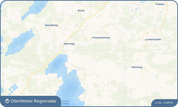 OtterWetter Regenradar-Widget Dietersdorf