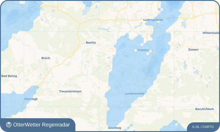 OtterWetter Regenradar-Widget Dobbrikow